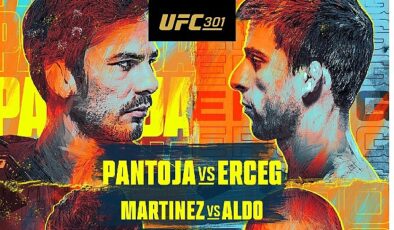 UFC 301 Ana Kartında Alexandre Pantoja ve Steve Erceg Kemer Mücadelesi için Karşı Karşıya Gelecek!