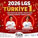 GEN Eğitim Kurumları’ndan 2026 LGS’de Çifte Türkiye Birinciliği
